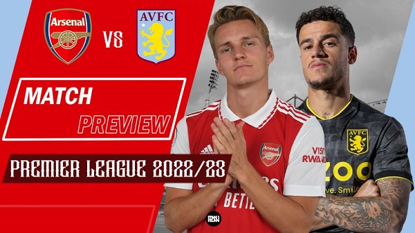 เดิมพัน Arsenal vs Aston Villa 01h30 ของวันที่ 1 กันยายน