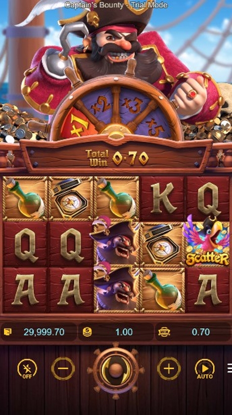 Captains Bounty - ล่าขุมทรัพย์โจรสลัดด้วยประสบการณ์สล็อต 188BET
