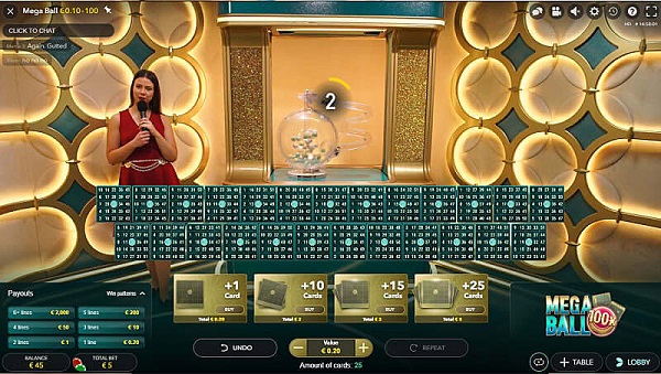 Mega Ball – เกมโชว์ลอตเตอรีสไตล์อเมริกัน
