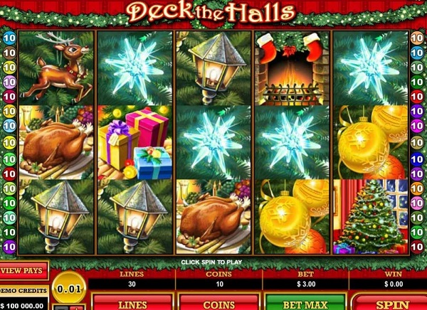 Deck the Halls – เกมสล็อตที่มีบรรยากาศคริสต์มาส