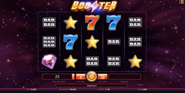 Booster – เกมสล็อตที่ออกแบบอย่างสวยงามพร้อมความสามารถในการชนะสูง