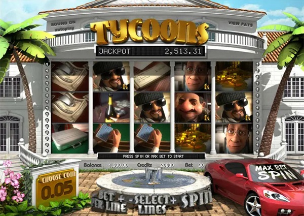 Slot game Tycoons – Experience the life of the ric