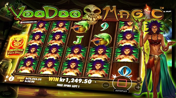 Voodoo Magic – เกมสล็อตเวทย์มนตร์พร้อมรูปแบบการเล่นที่น่าสนใจ