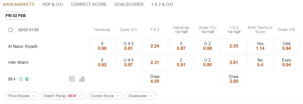 prediction Al Nassr vs Inter Miami 02022024