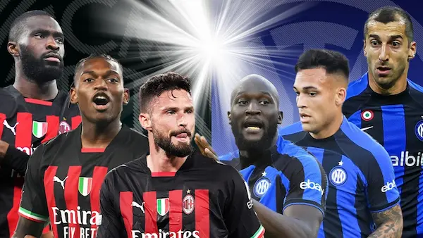 ตรวจสอบอัตราต่อรอง AC Milan vs Inter Milan เวลา 01:45 น. ของวันที่ 23 เมษายน