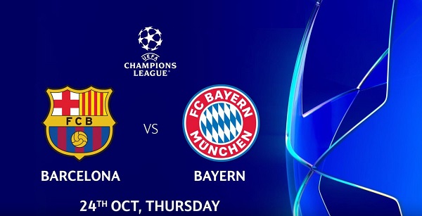 ตรวจสอบอัตราต่อรอง Barcelona vs Bayern, 02:00 วันที่ 24 ตุลาคม